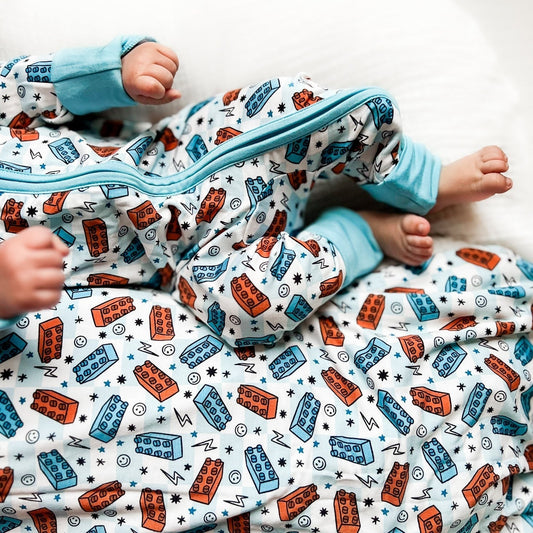 ZIP ROMPER - Legos - Mack & Harvie