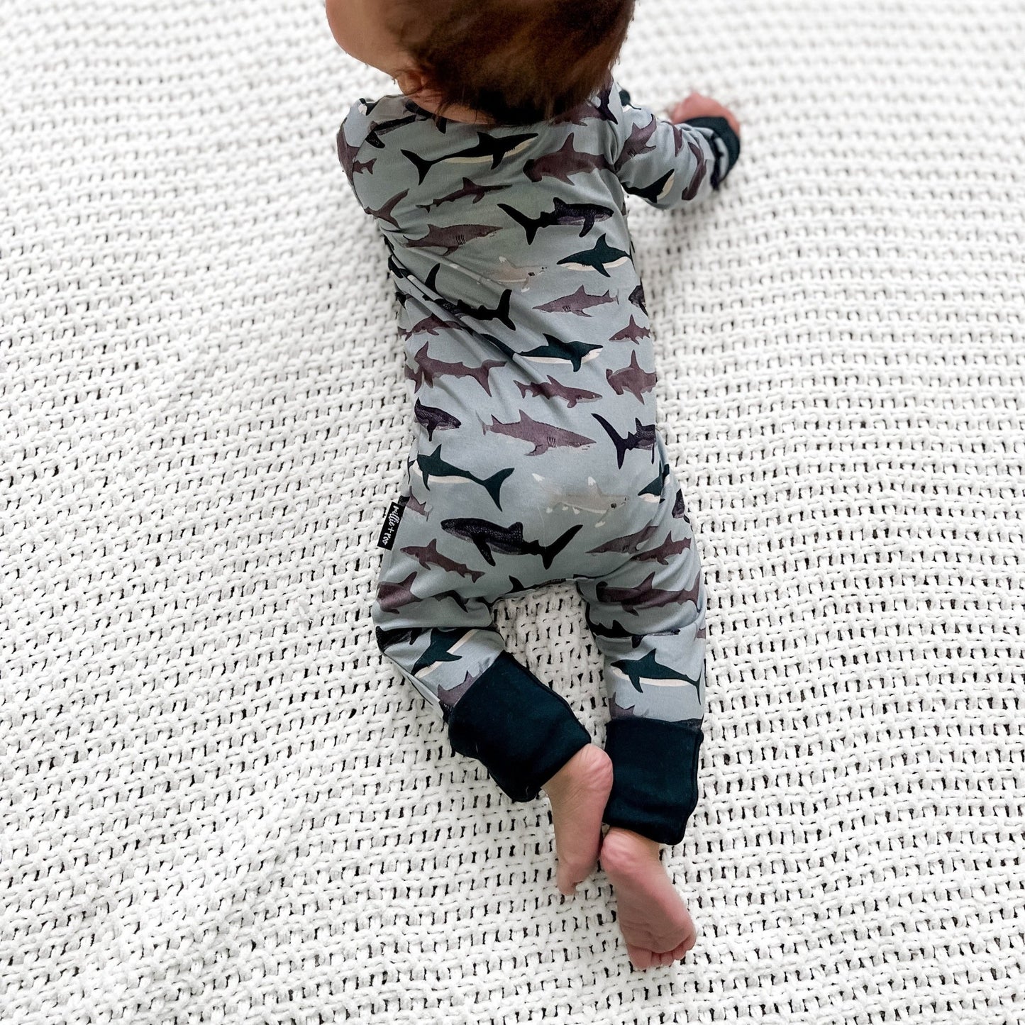 ZIP ROMPER - Sharks - Mack & Harvie