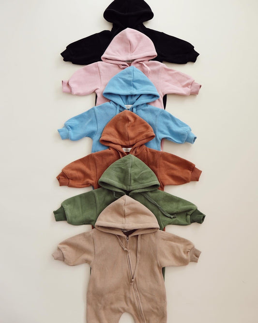 Zip Up Hooded Jumpsuit - Mack & Harvie