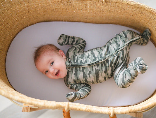 Zipper Romper - Camo - Mack & Harvie
