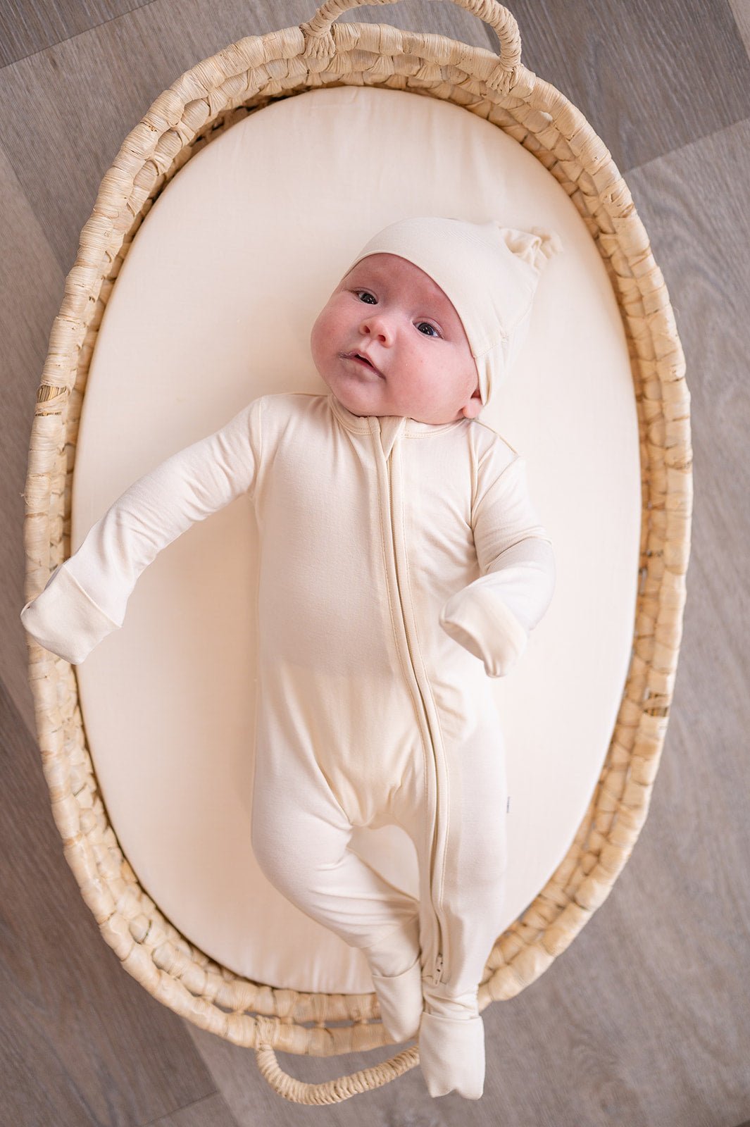 Zipper Romper - Cream - Mack & Harvie