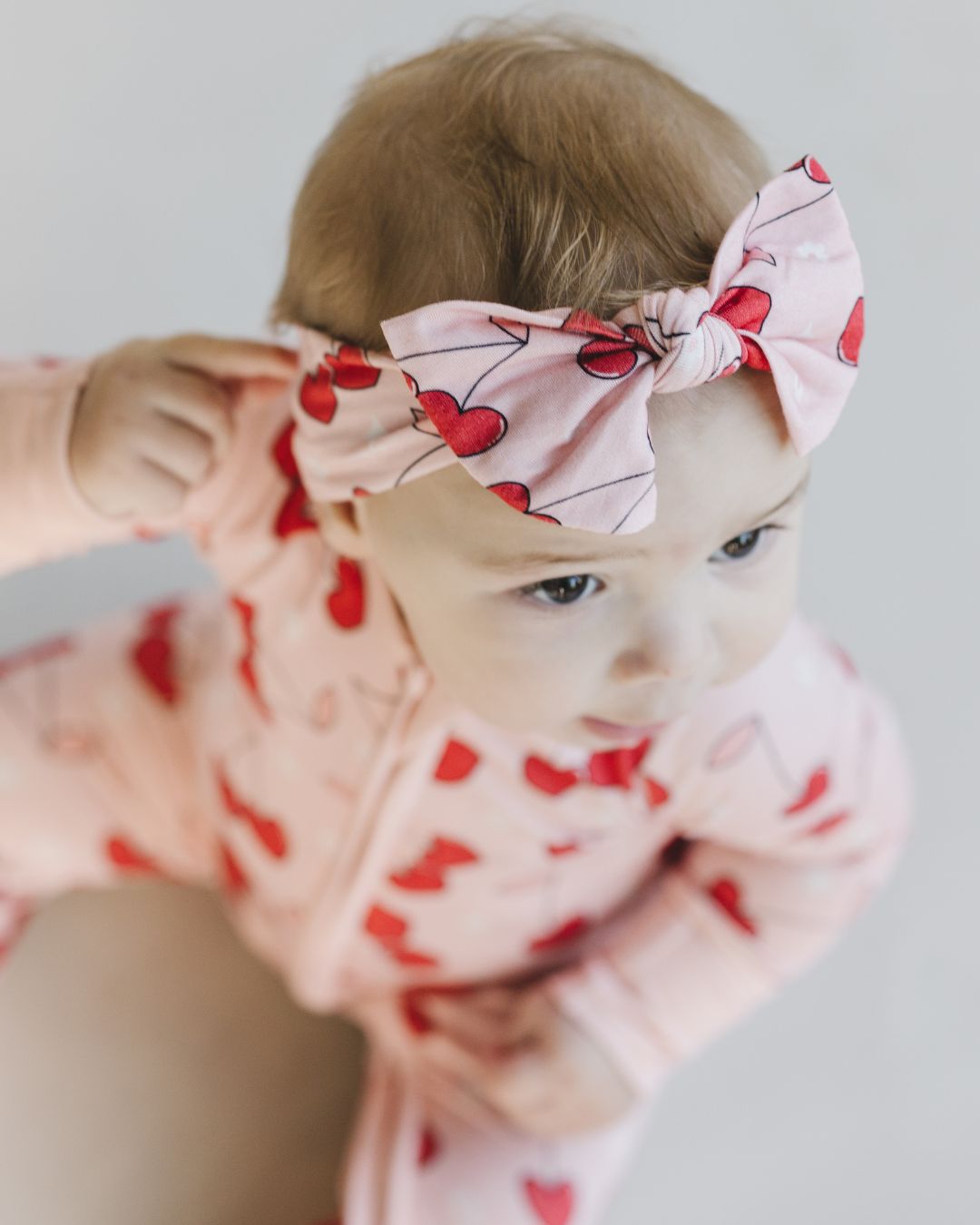 Bamboo Headband | Cherry Heart - Mack & Harvie