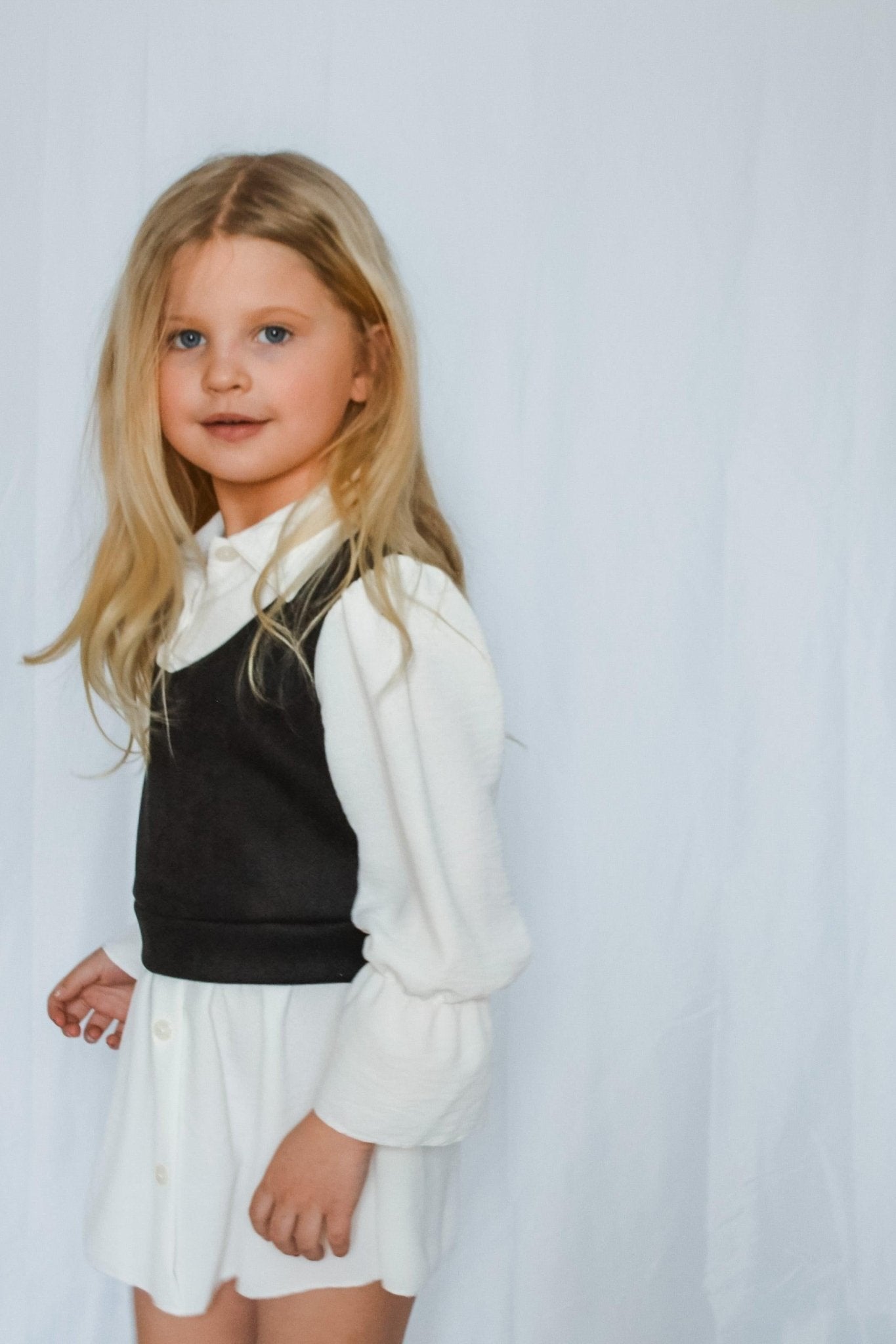 B/W Shirt Dress - Mack & Harvie