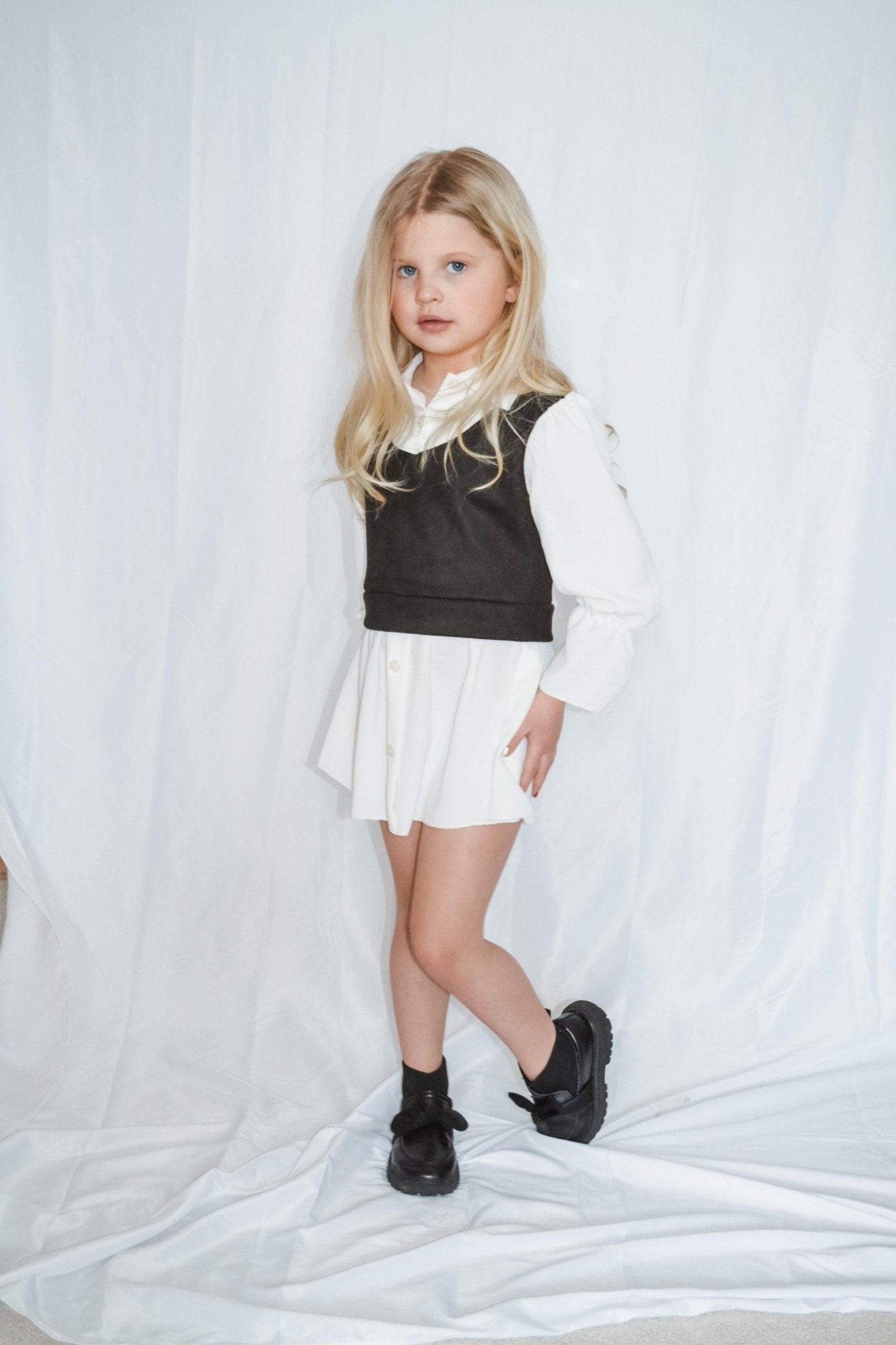 B/W Shirt Dress - Mack & Harvie