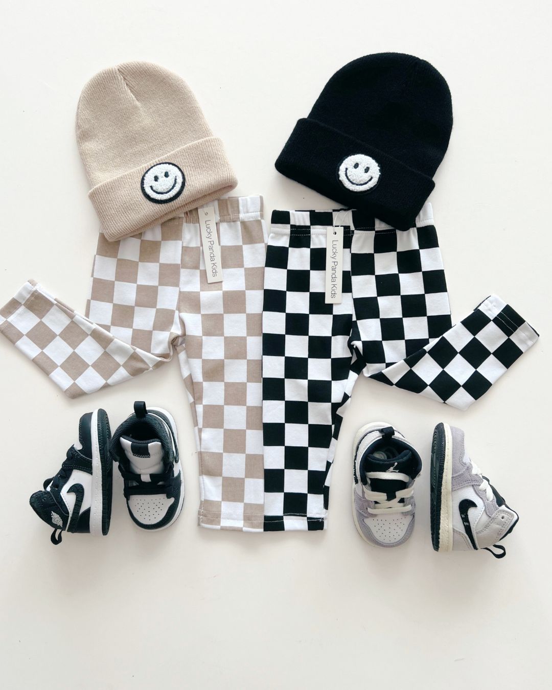 Checkered Leggings | Black - Mack & Harvie