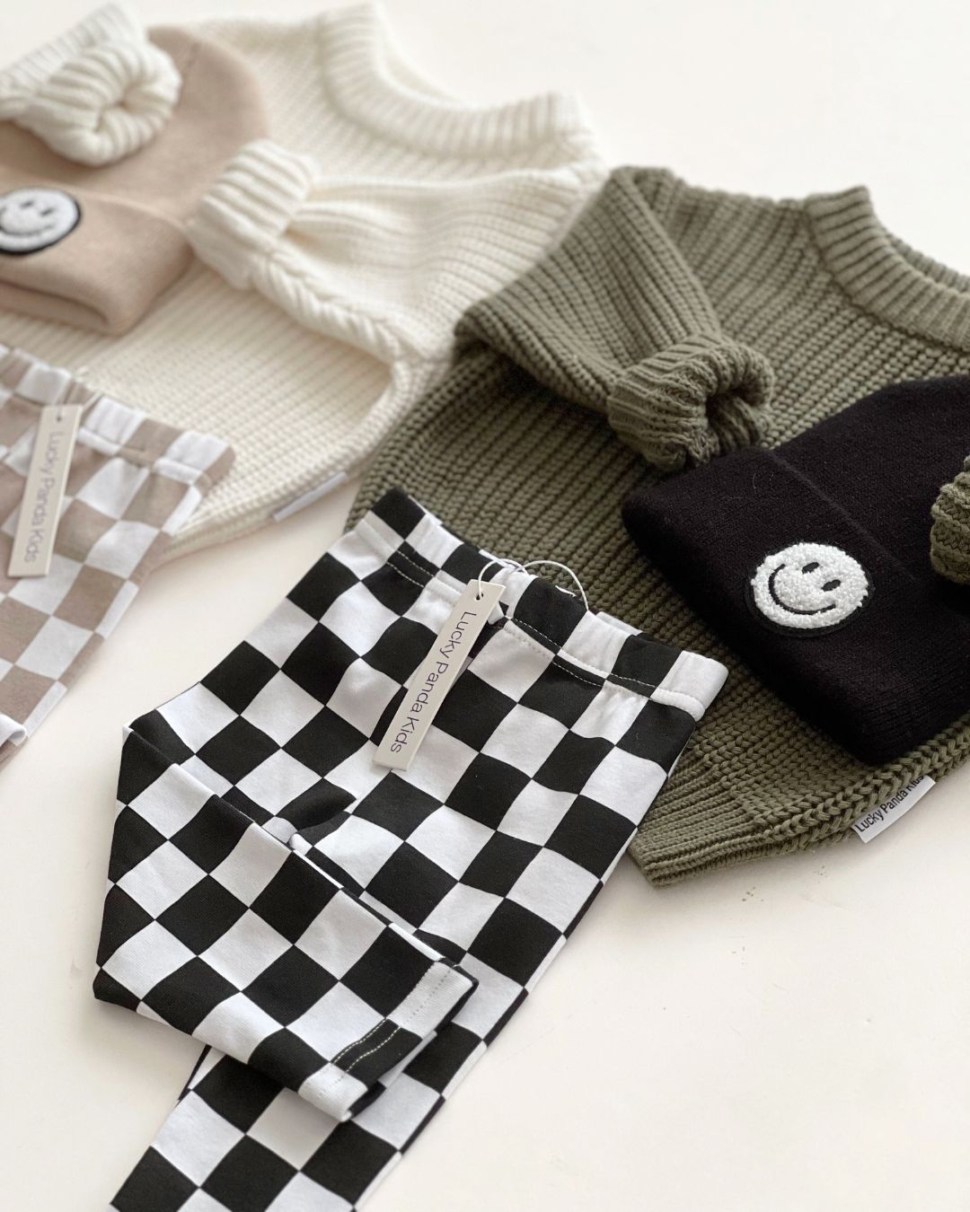 Checkered Leggings | Black - Mack & Harvie