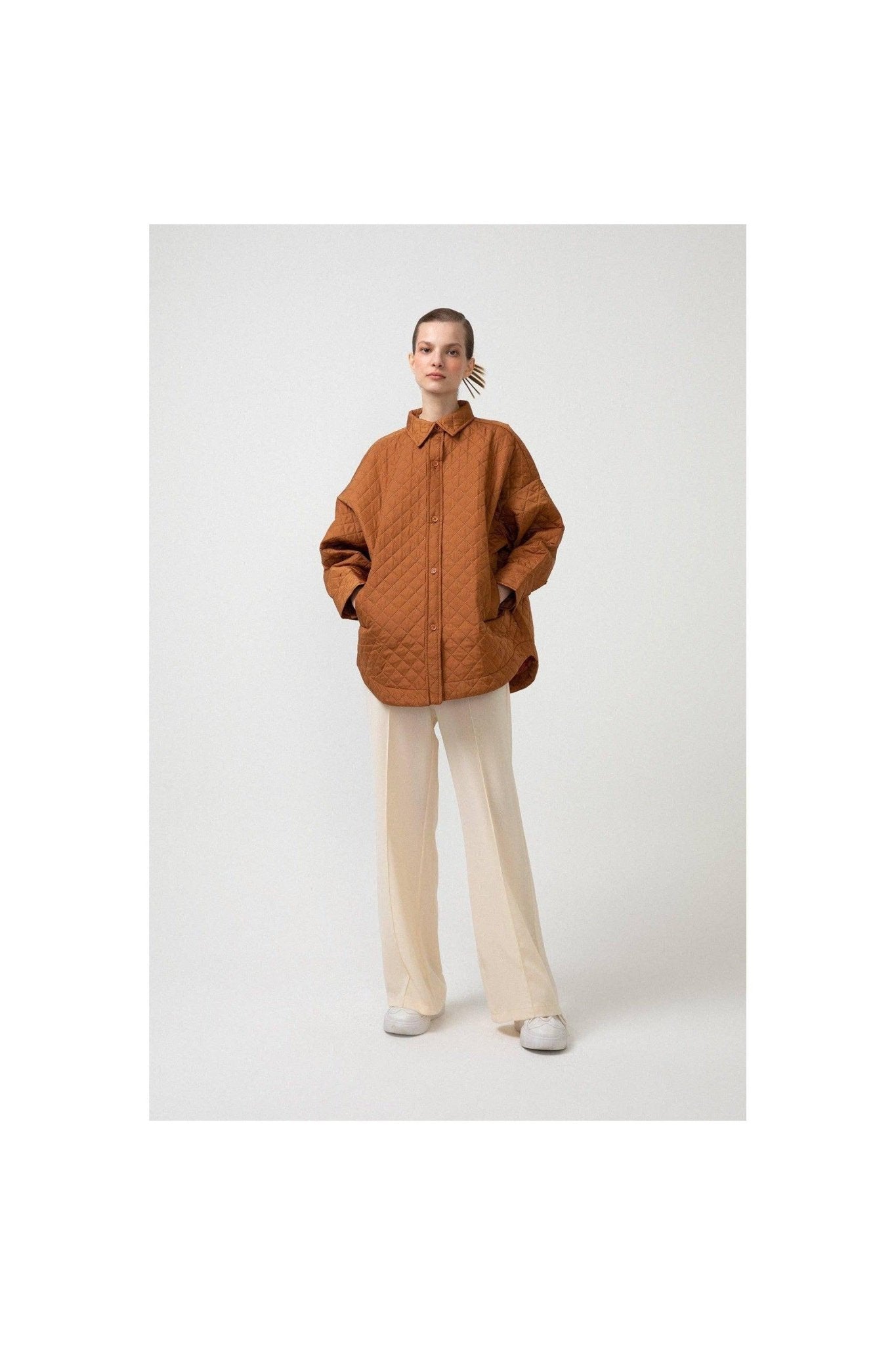 COFFEE PADDED JACKET - Mack & Harvie