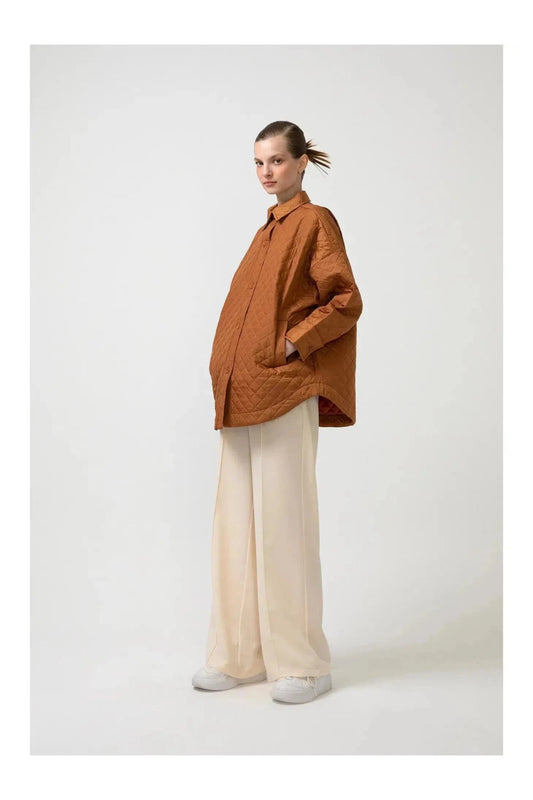 COFFEE PADDED JACKET - Mack & Harvie