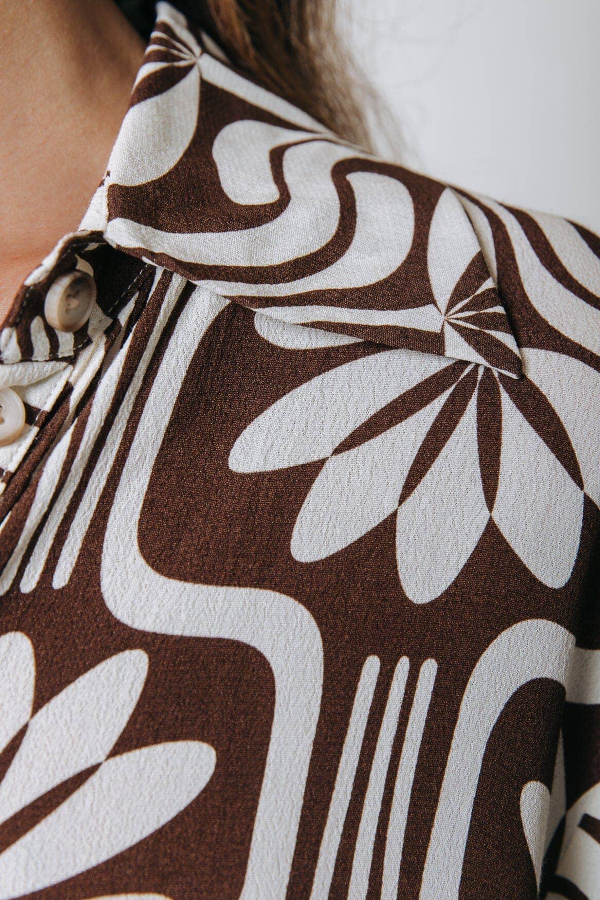 Colourful Rebel - Mette Shirt Dress | Brown - Mack & Harvie