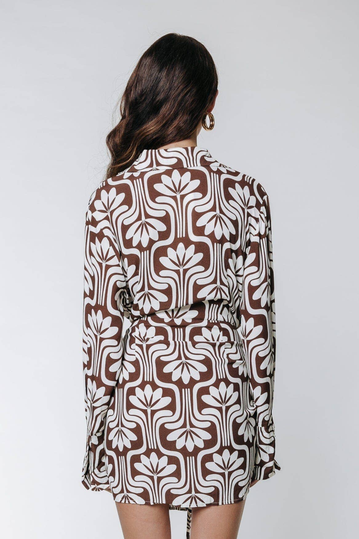 Colourful Rebel - Mette Shirt Dress | Brown - Mack & Harvie