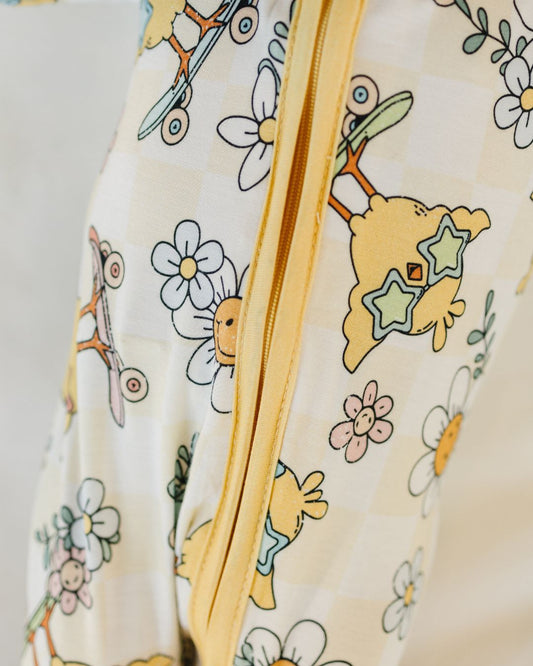 Easter Bamboo Zip Romper | Skater Chick - Mack & Harvie