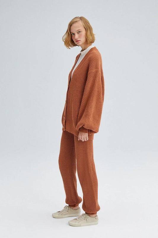 EYELET CARDIGAN TROUSERS SET - Mack & Harvie