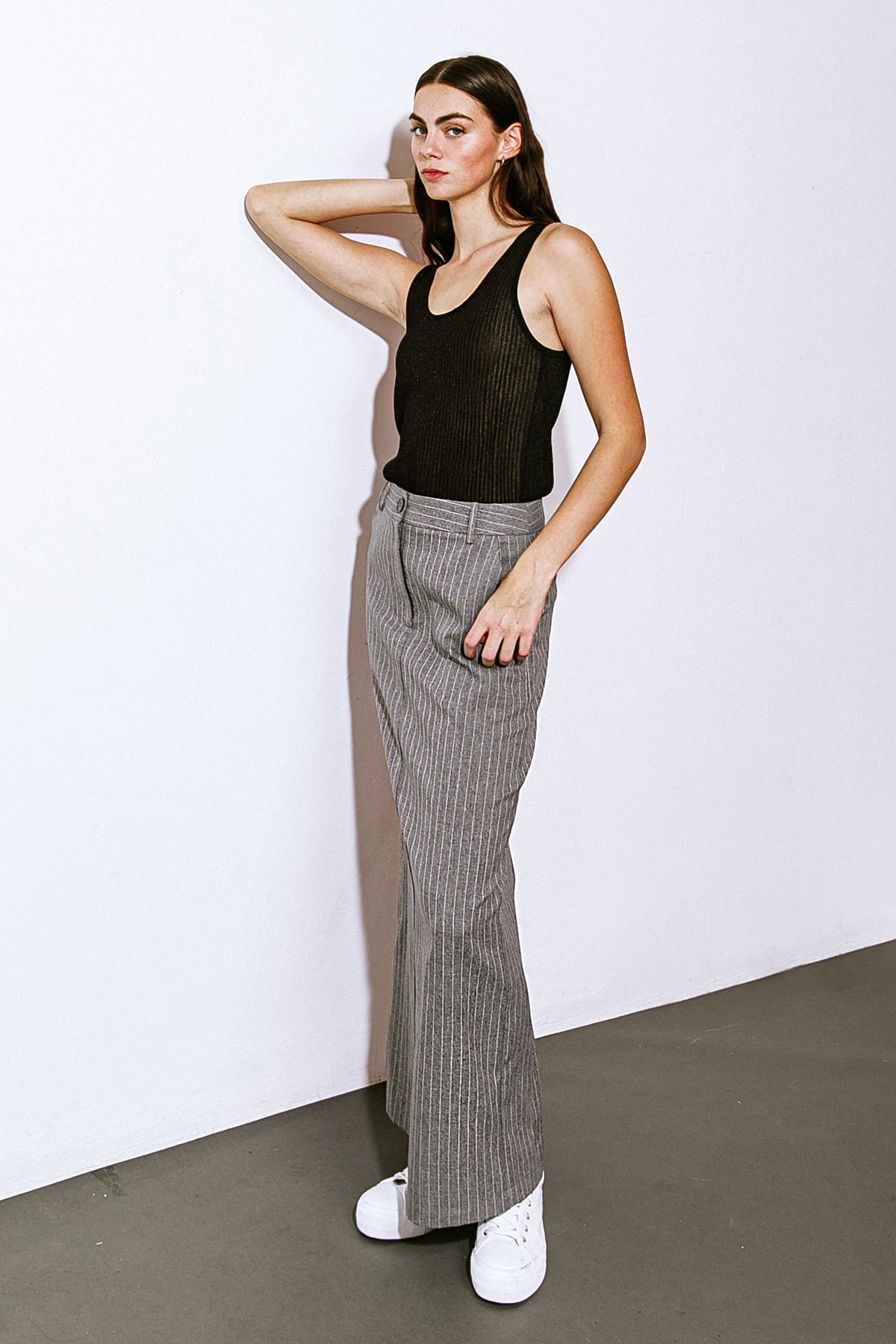 GET TO THE POINT WOVEN MIDI SKIRT - Mack & Harvie