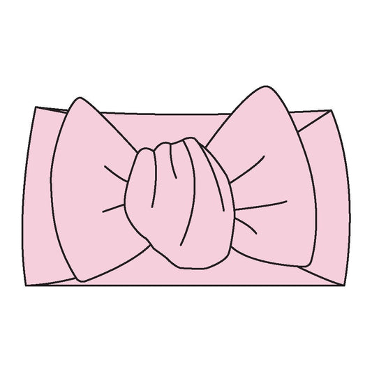 Lillian Pink Bamboo Headwrap Bow - Mack & Harvie