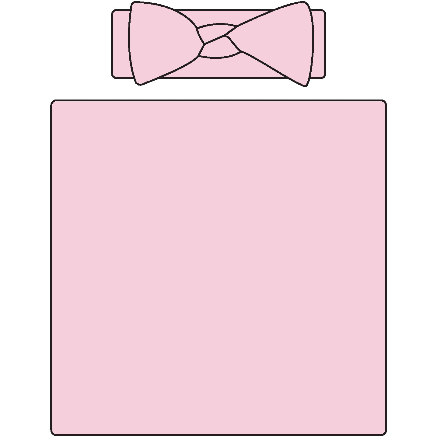 Lillian Pink Swaddle + Headband Set - Mack & Harvie