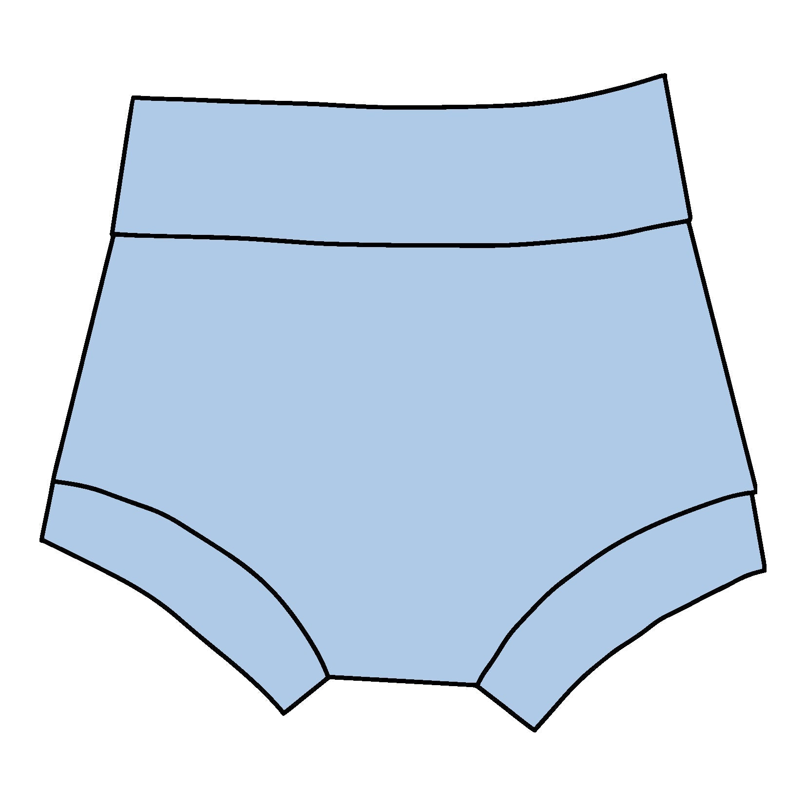 Lillian Trisomy 18 Blue Bamboo Bummies - Mack & Harvie