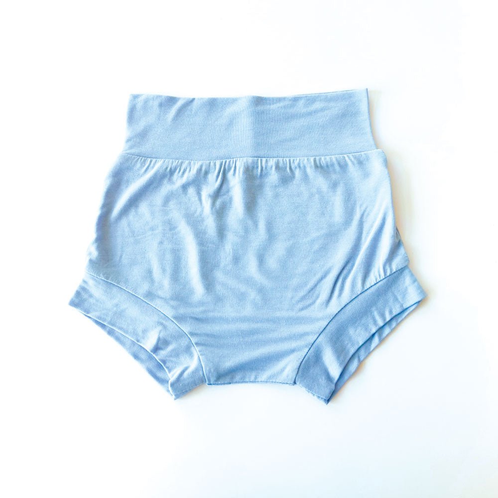 Lillian Trisomy 18 Blue Bamboo Bummies - Mack & Harvie