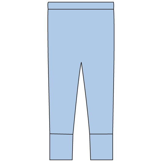 Lillian Trisomy 18 Blue Bamboo Leggings - Mack & Harvie