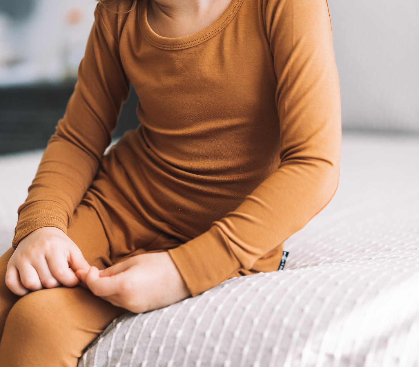 LONG SLEEVE 2 PIECE SETS- Caramel Bamboo - Mack & Harvie