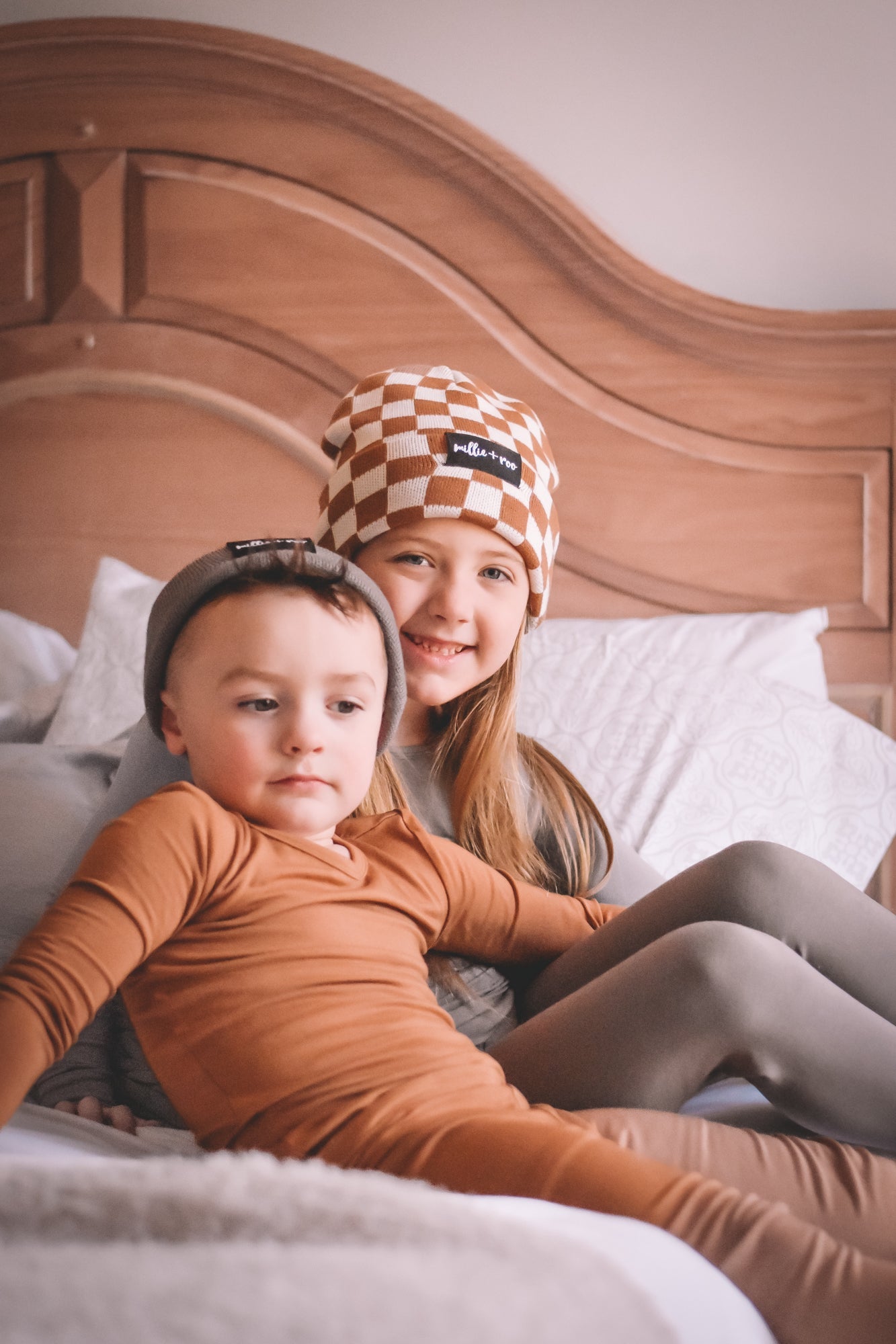 LONG SLEEVE 2 PIECE SETS- Caramel Bamboo - Mack & Harvie