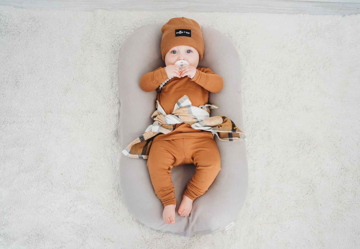 LONG SLEEVE 2 PIECE SETS- Caramel Bamboo - Mack & Harvie