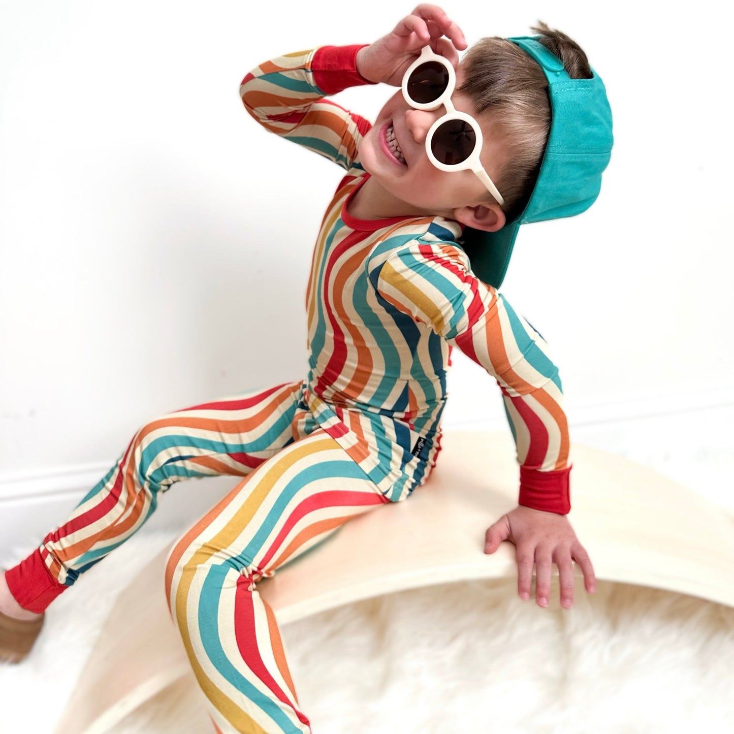 LONG SLEEVE 2 PIECE SETS- Groovy Wave - Mack & Harvie