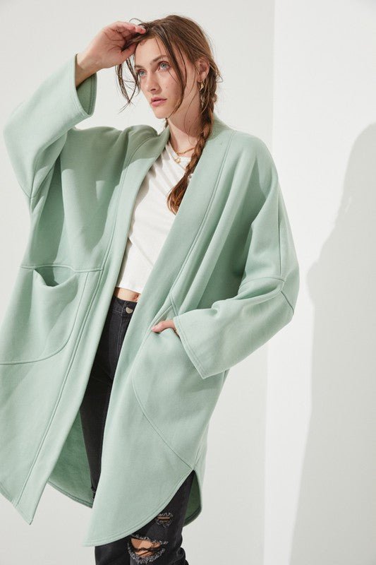 OVERSIZED KNIT CARDIGAN - Mack & Harvie