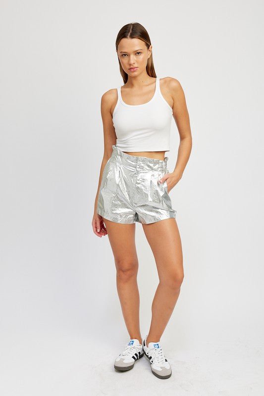 PAPERBAG METALLIC SHORTS - Mack & Harvie