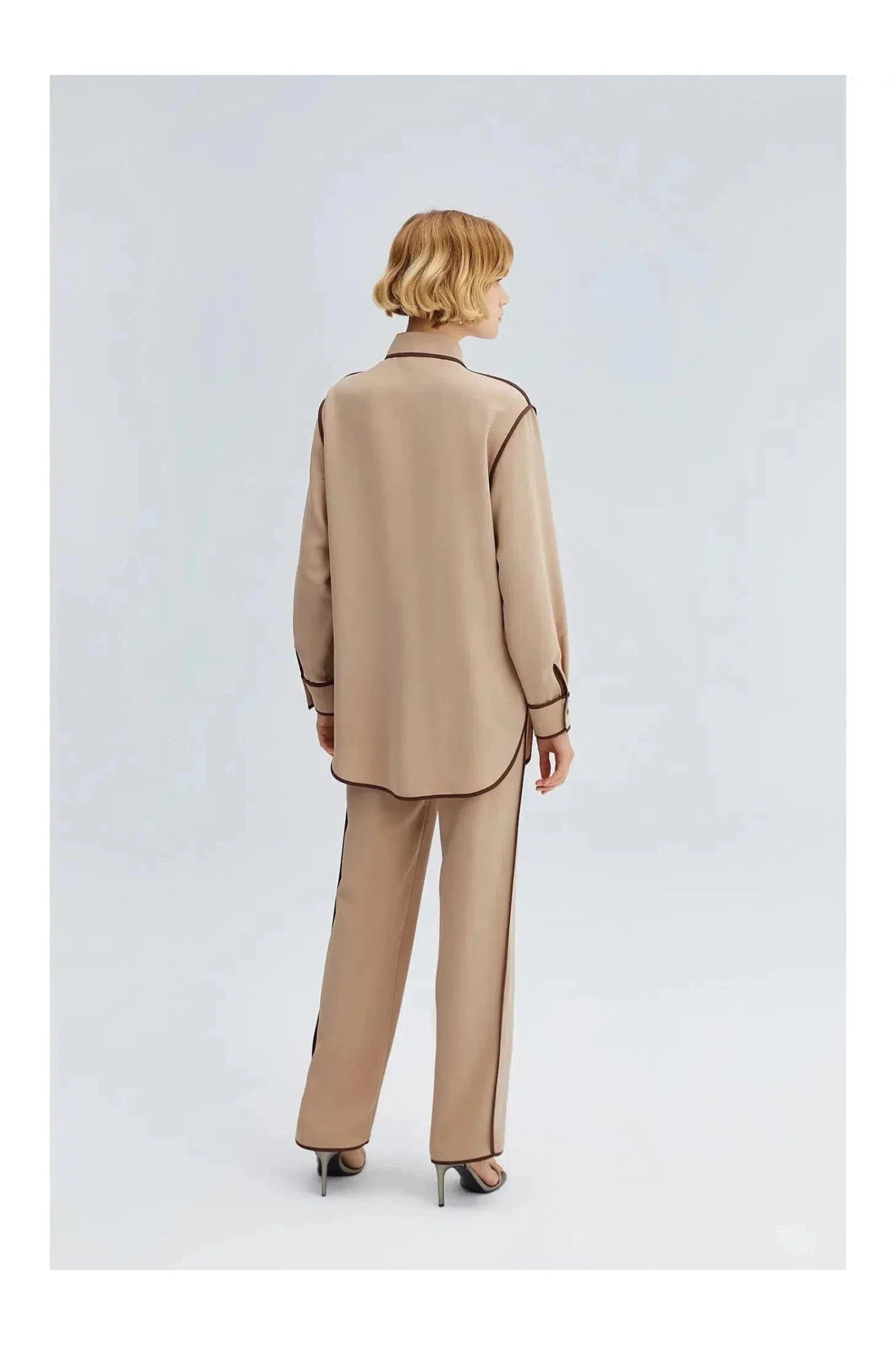 PIPED SHIRT TROUSERS SET - Mack & Harvie