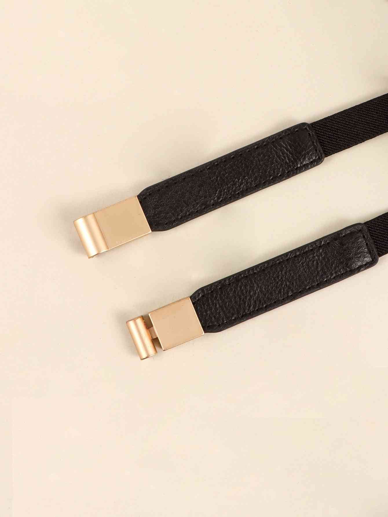 PU Elastic Skinny Belt - Mack & Harvie
