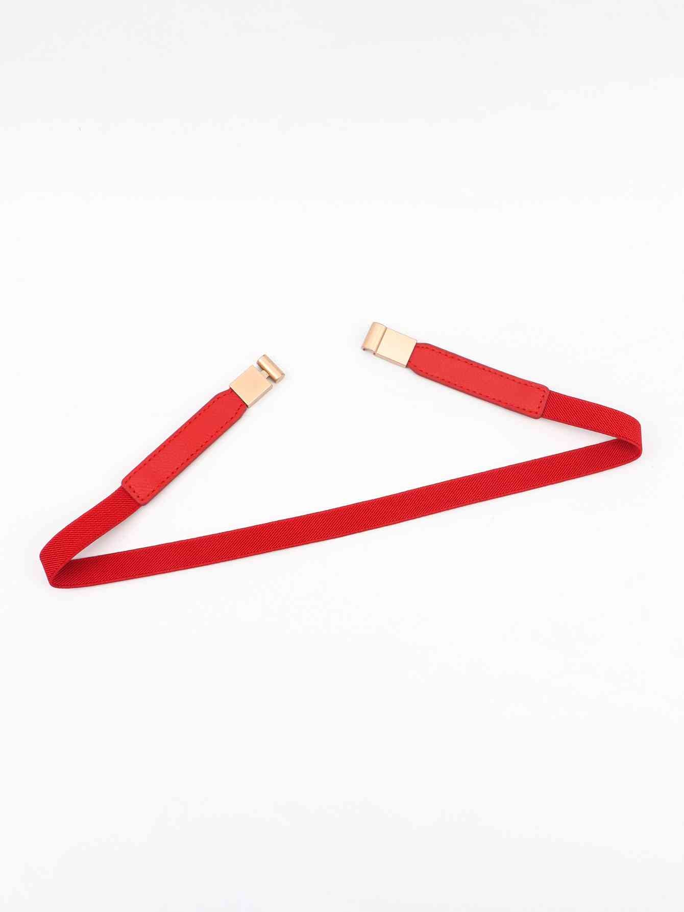 PU Elastic Skinny Belt - Mack & Harvie