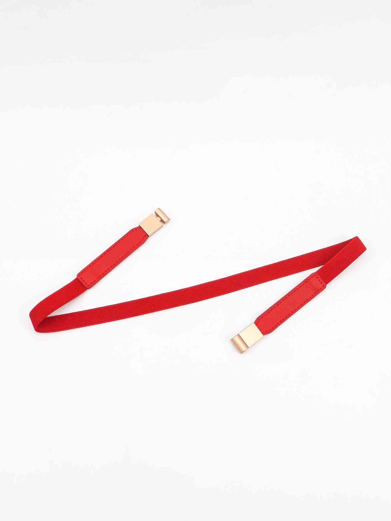 PU Elastic Skinny Belt - Mack & Harvie