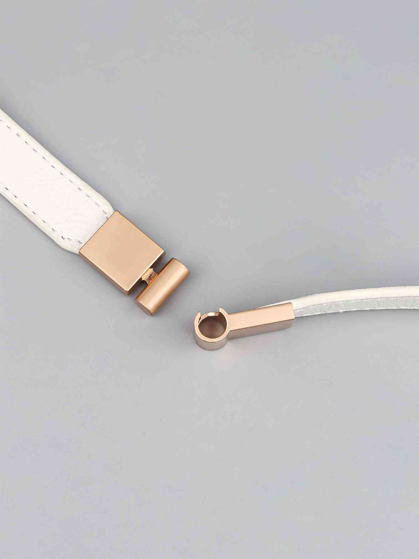 PU Elastic Skinny Belt - Mack & Harvie