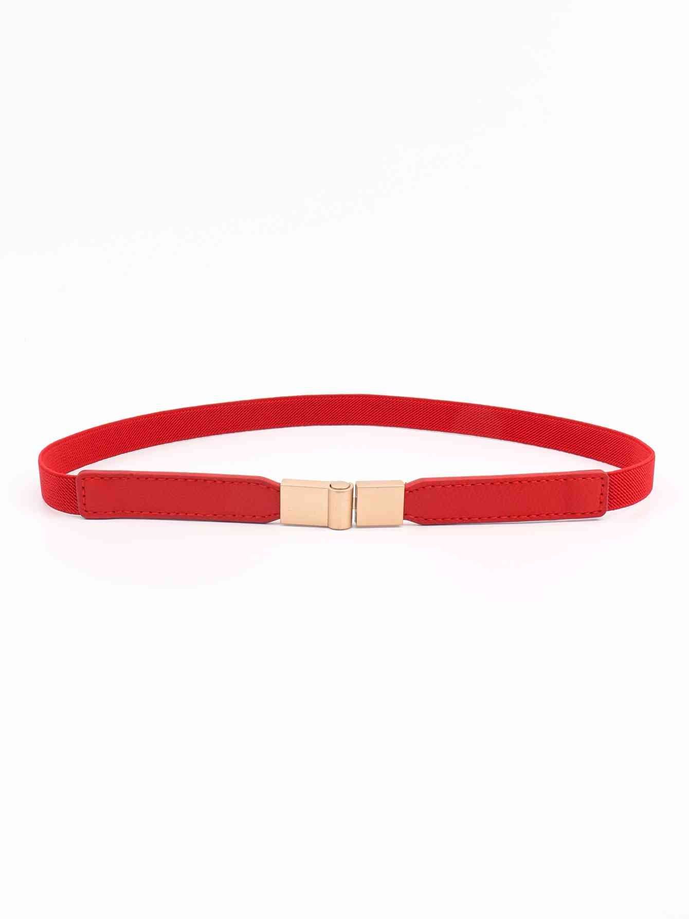 PU Elastic Skinny Belt - Mack & Harvie