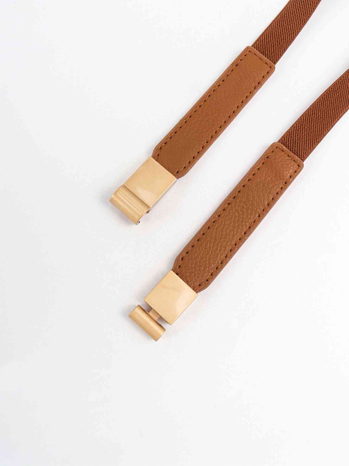 PU Elastic Skinny Belt - Mack & Harvie