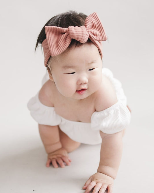 Ribbed Headband | Dusty Rose - Mack & Harvie