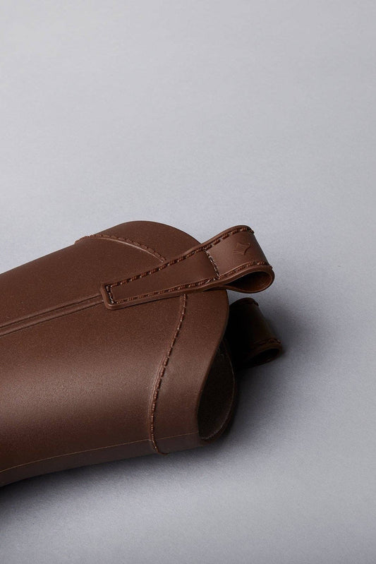 Rustic Brown Kid's All Weather Rubber Cowboy Boots - Mack & Harvie