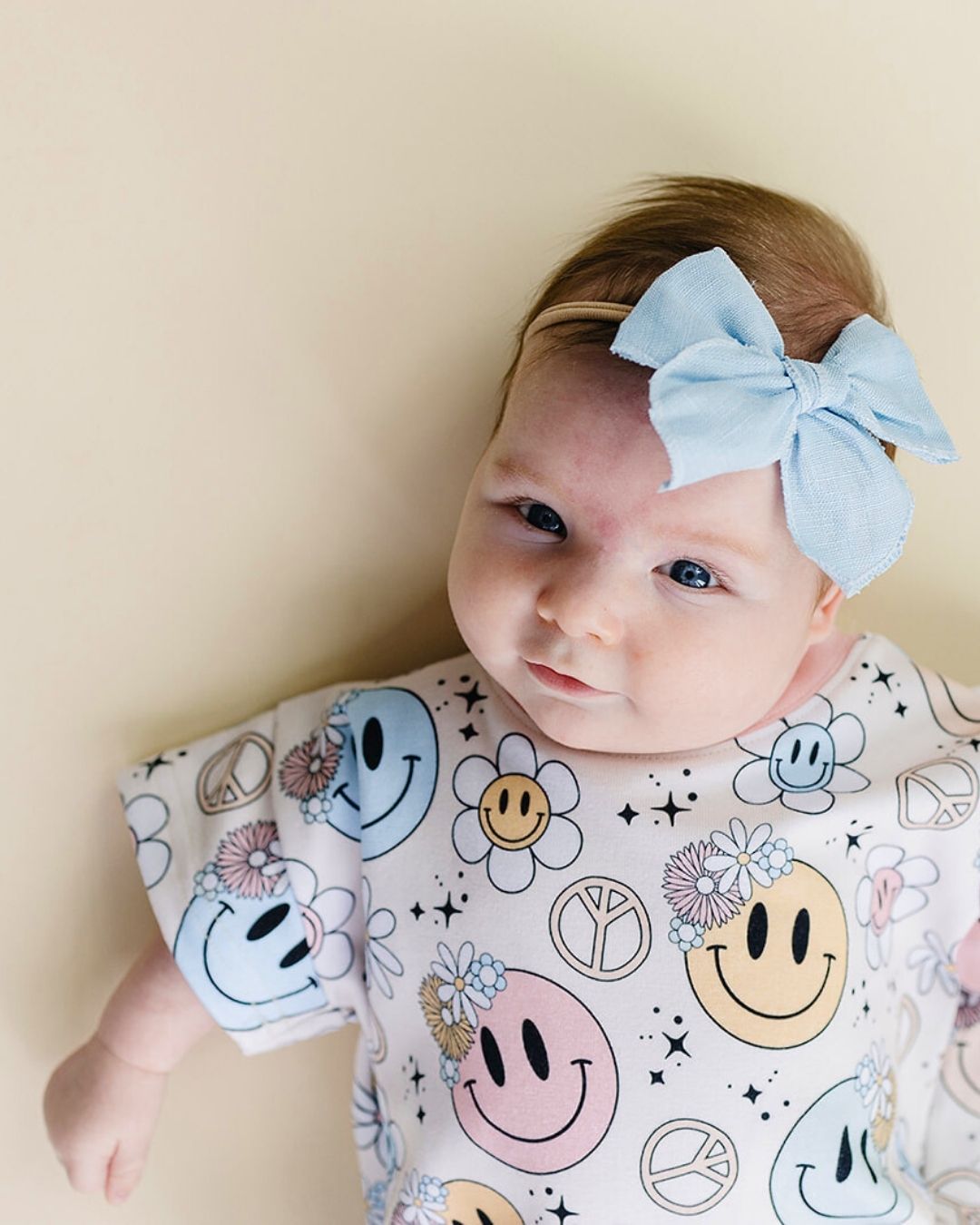 Short Sleeve Bubble Romper | Groovy Girl - Mack & Harvie