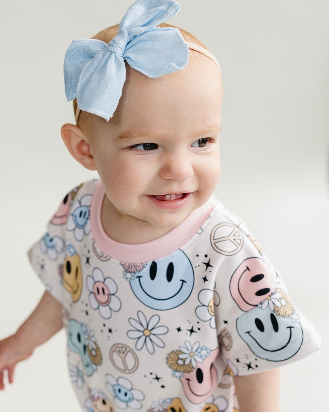 Short Sleeve Bubble Romper | Groovy Girl - Mack & Harvie