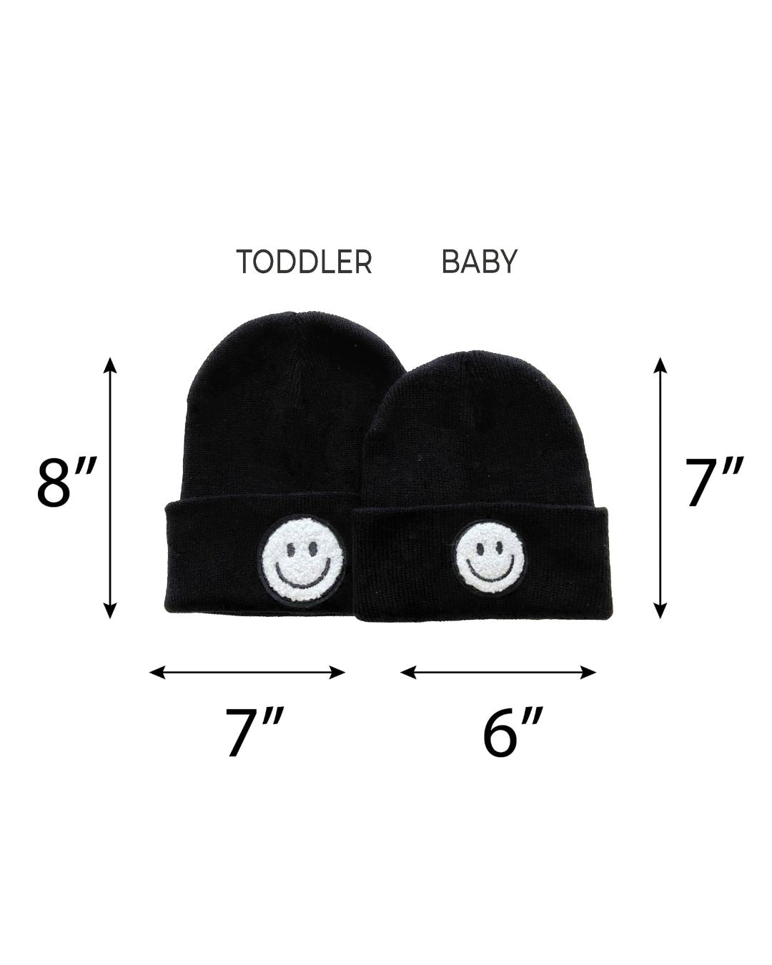 Smiley Beanie | Black - Mack & Harvie