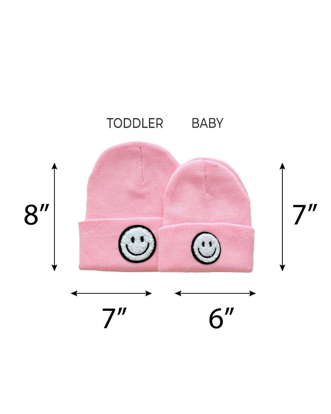 Smiley Beanie | Pink - Mack & Harvie