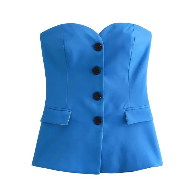 Strapless Vest & Pant Set - Mack & Harvie