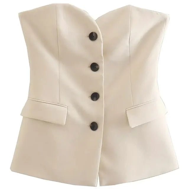 Strapless Vest & Pant Set - Mack & Harvie