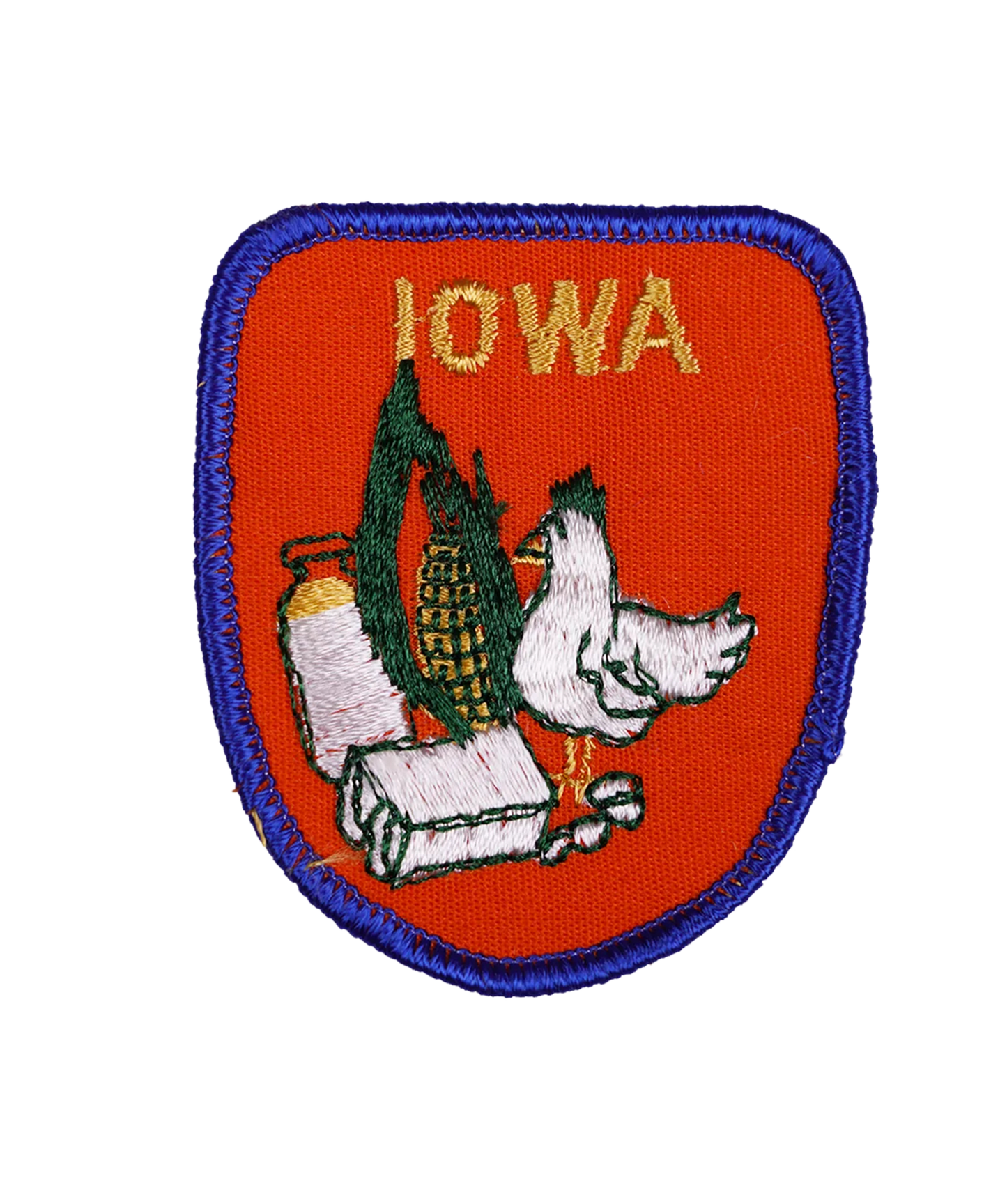 Vintage Iowa Embroidered Patch