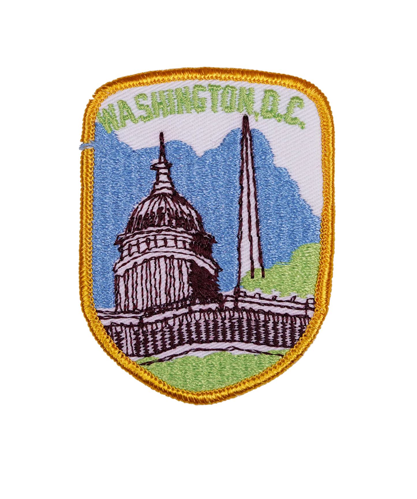 Vintage Washington D.C. Embroidered Patch