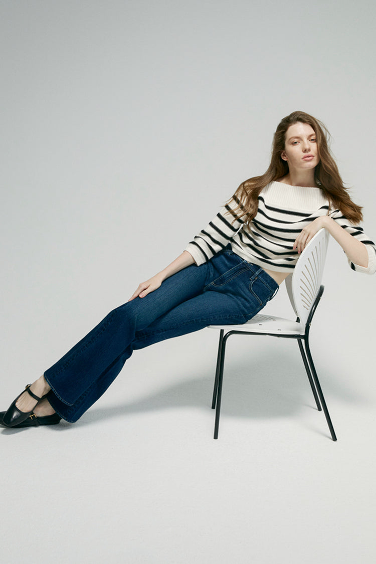 Barbara High Rise Bootcut Jeans