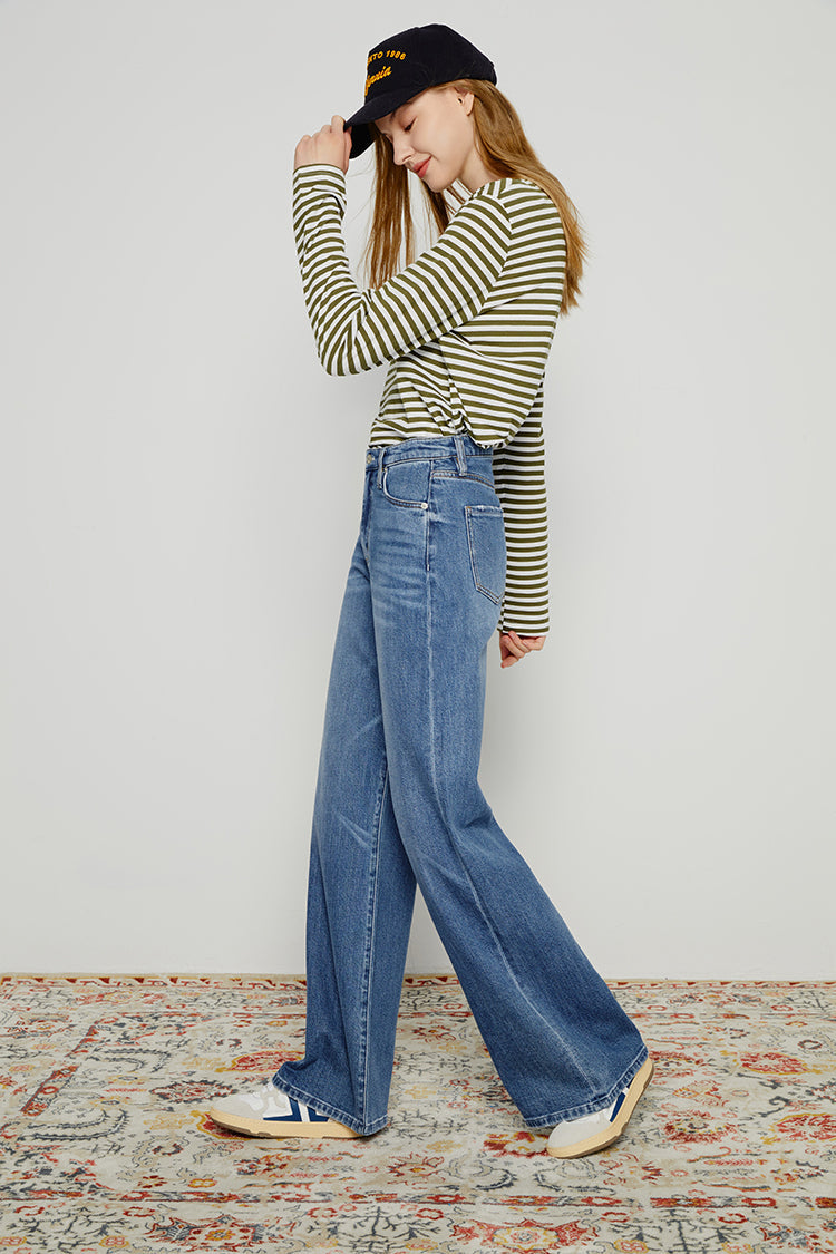 Angeles High Rise Baggy Jeans