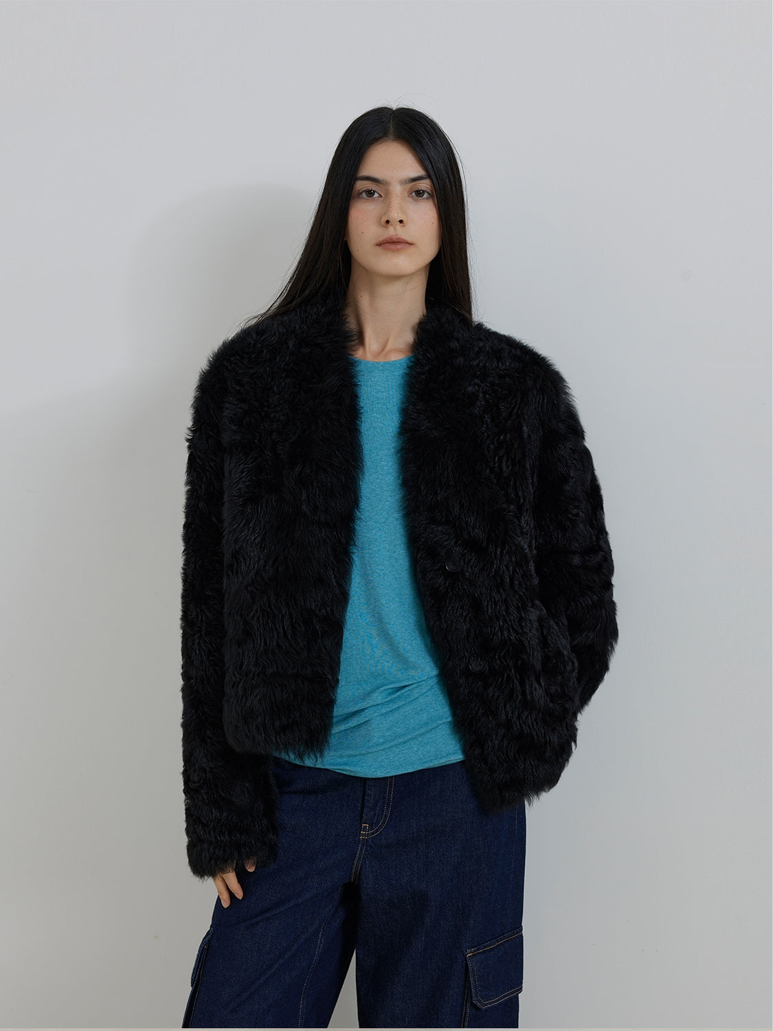 Beethoven's Night Reversible Standing Collar Coat