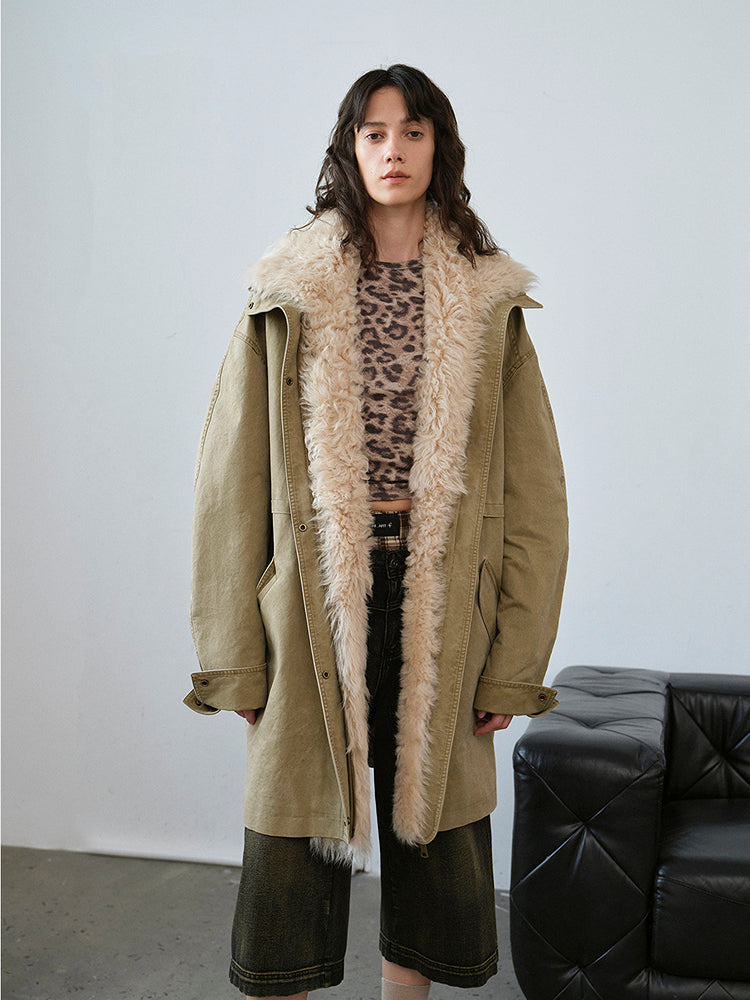 Detachable Goose Down Parka