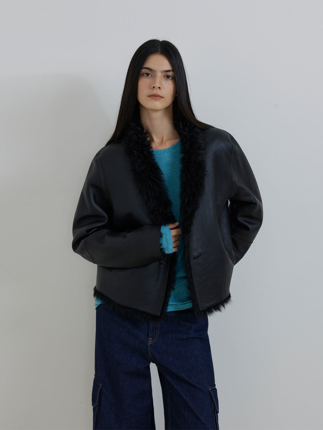 Beethoven's Night Reversible Standing Collar Coat